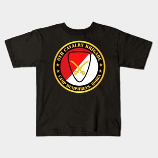 6th Cavalry Brigade Camp Humphreys Korea Kids T-Shirt